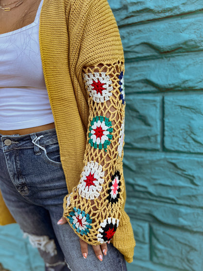 Darby Crochet Cardigan