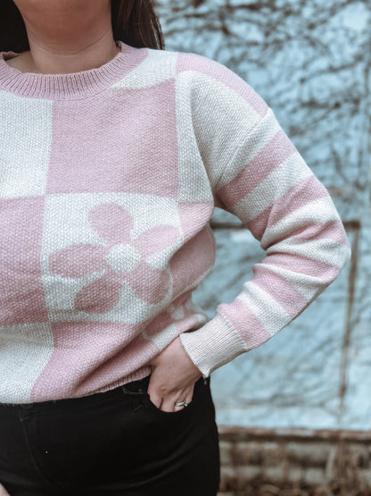 Tessa Cozy Daisy Sweater