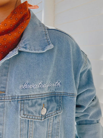 What a Friend in Jesus Denim Jacket