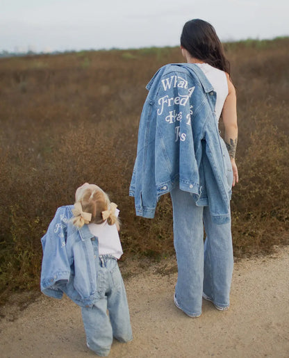 Toddler What a Friend in Jesus Denim Jacket