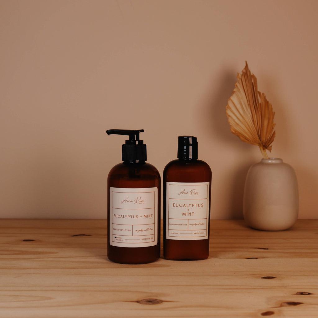 Eucalyptus Mint Hand + Body Lotion: 4oz